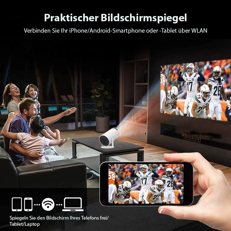 AstralView 4K - HD Beamer Mit Smart TV