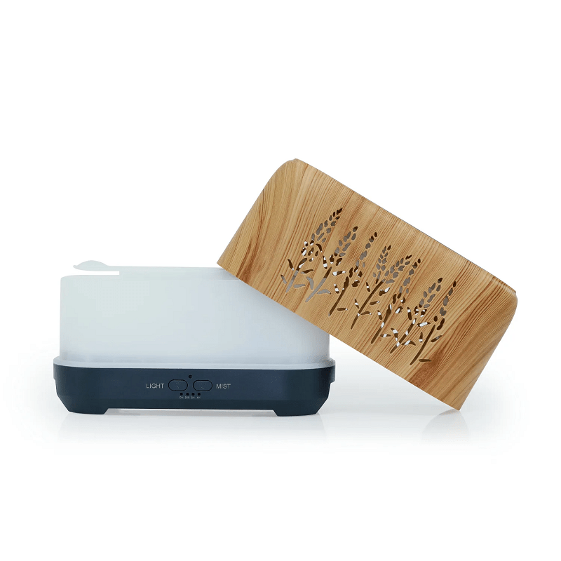 200ML USB Wood Flame Air Humidifier